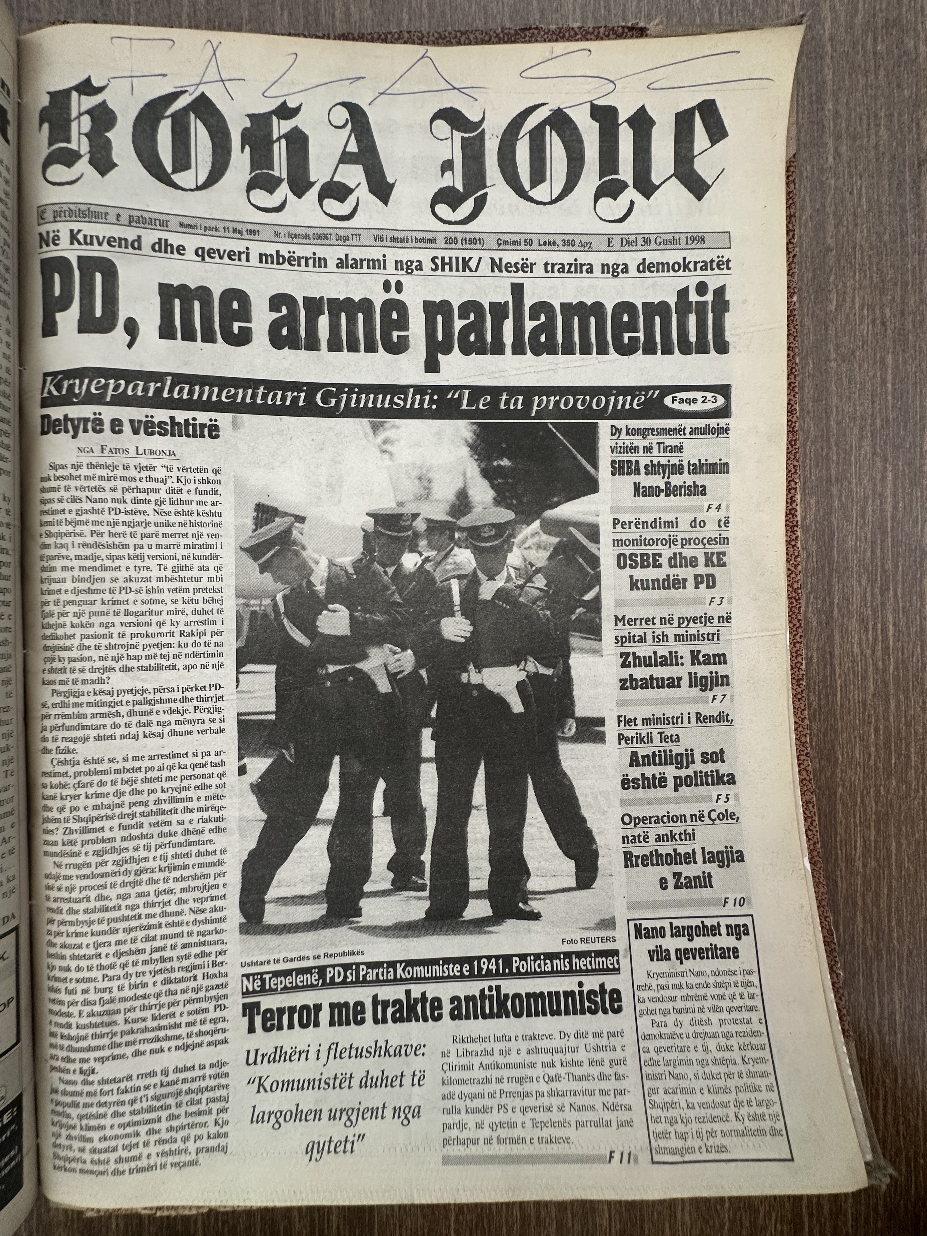 Koha Jonë 1998-08-30